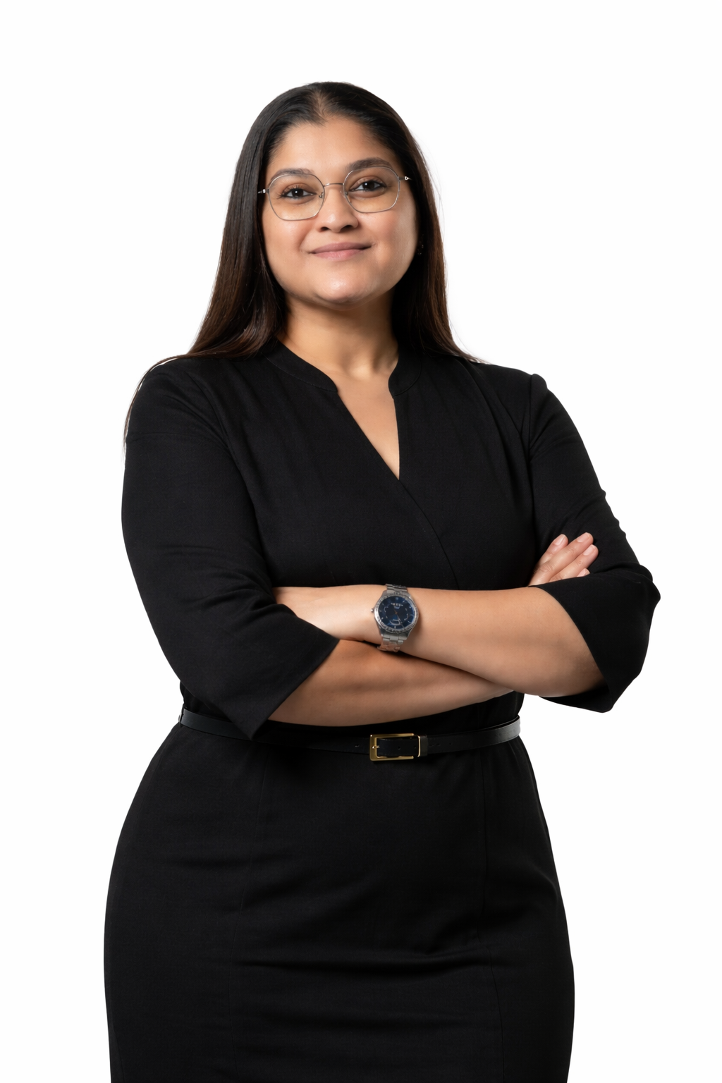 malavika black dress